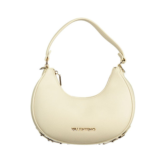 Mario Valentino Polyurethane Handbag - Beige