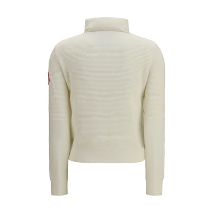 Canada Goose Beige Wool Oves Aries Full-Length Jacket