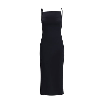 Dress by Givenchy for women in viscose crepe black features an cute silhouette, detailed with a long-sleeve and square neckline that elegantly flows into a cute midi.