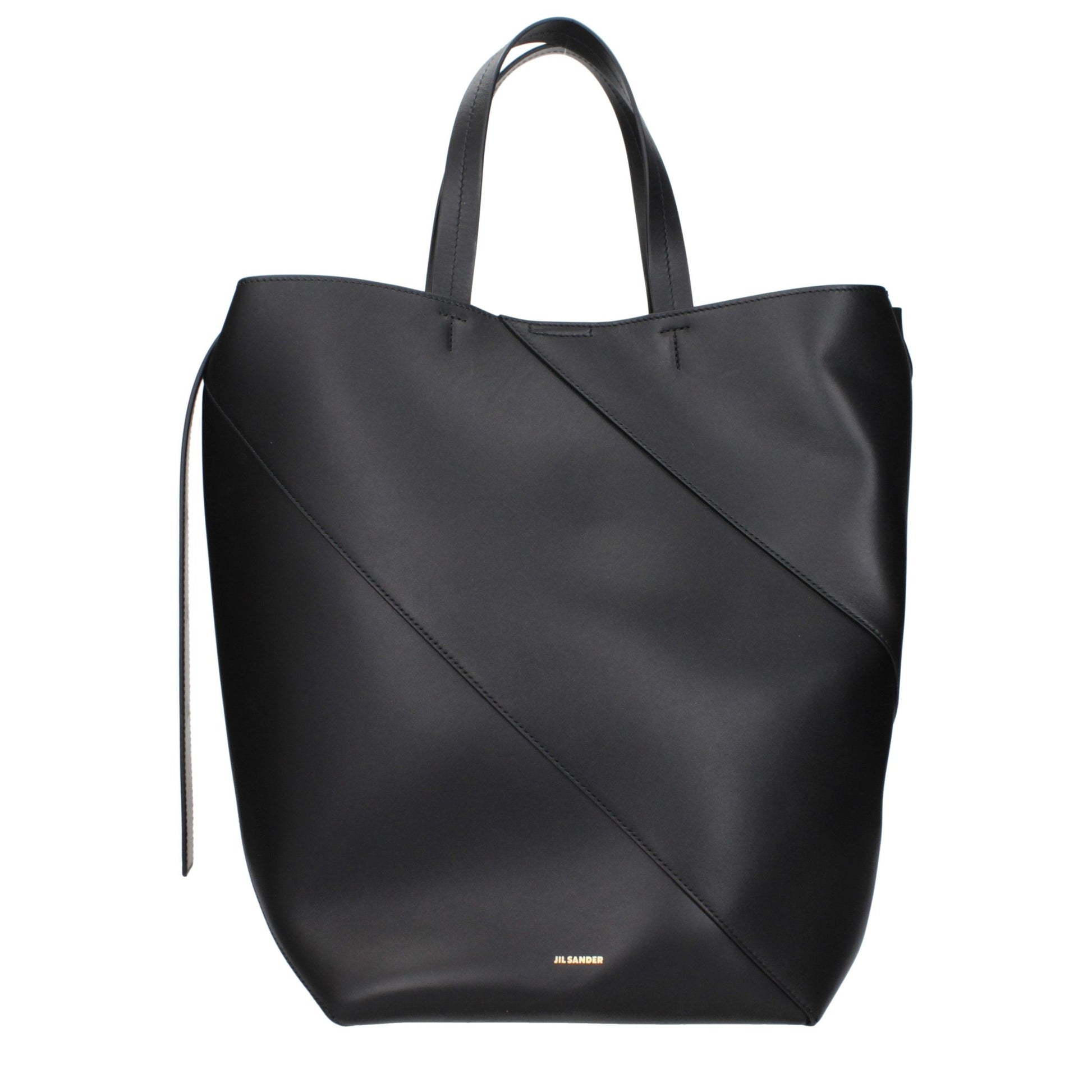 Crossbody Handbag by Jil Sander for women in leather black features an versatile silhouette, showcasing a secure and versatile with versatile crossbody-strap & adjustable-strap for a versatile finish.