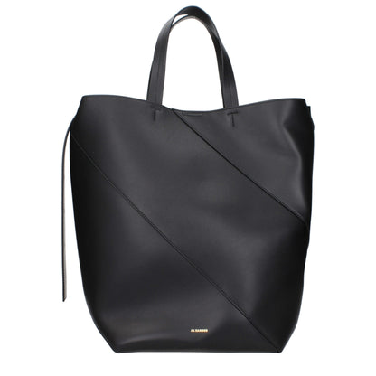 Crossbody Handbag by Jil Sander for women in leather black features an versatile silhouette, showcasing a secure and versatile with versatile crossbody-strap & adjustable-strap for a versatile finish.