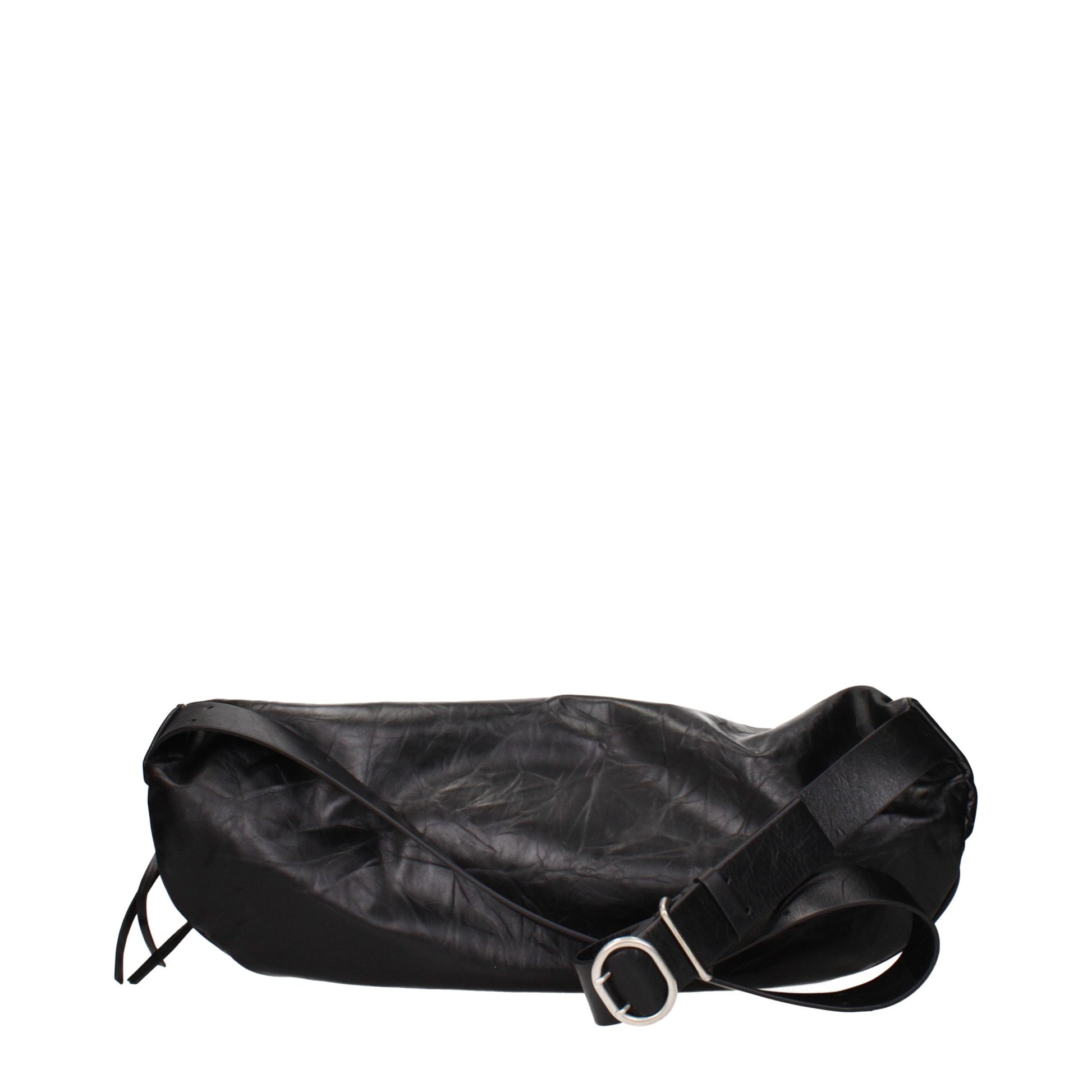 Backpack by Jil Sander for men in leather black presents a versatile Leather Backpack design, showcasing a secure with ample and versatile backpack-strap & adjustable-strap for a versatile finish.