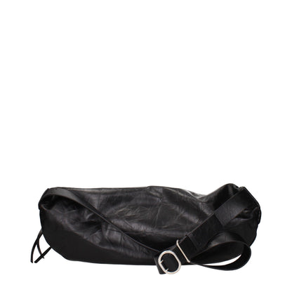 Backpack by Jil Sander for men in leather black presents a versatile Leather Backpack design, showcasing a secure with ample and versatile backpack-strap & adjustable-strap for a versatile finish.