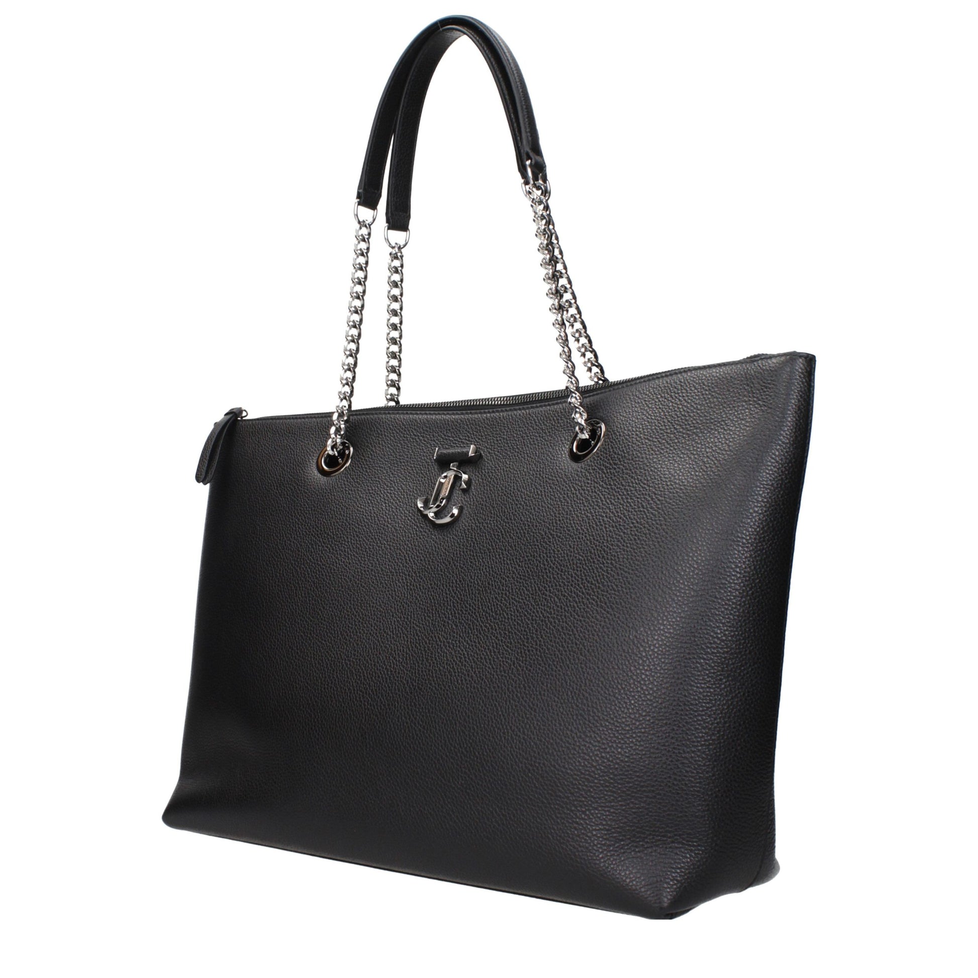Shoulder Bag by Jimmy Choo for women in leather black features an effortlessly chic silhouette with a secure , ample , and versatile shoulder-strap for effortlessly chic everyday luxury.