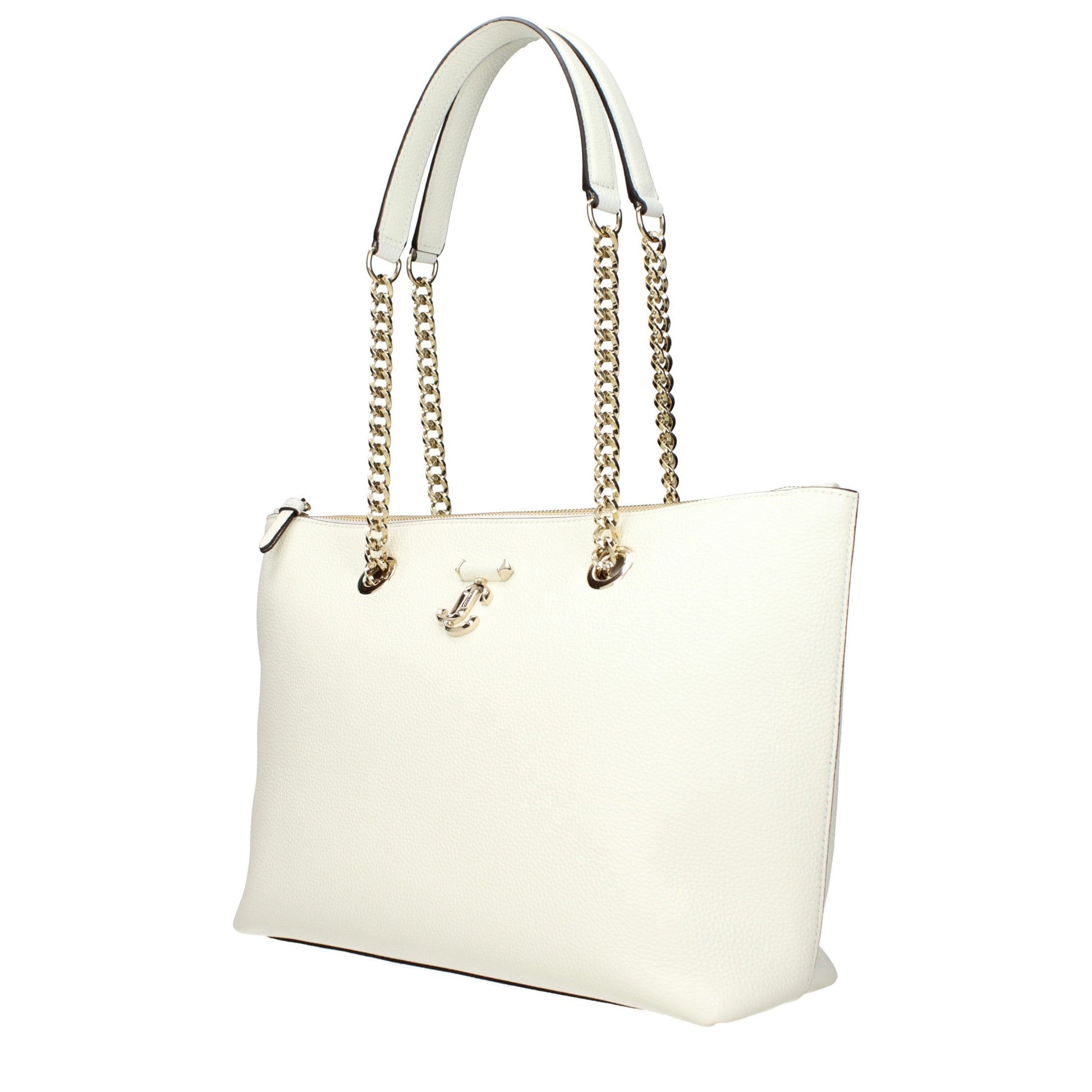 Shoulder Bag by Jimmy Choo for women in leather white features a effortless chic silhouette with a secure , ample , and versatile shoulder-strap for a effortless chic finish.