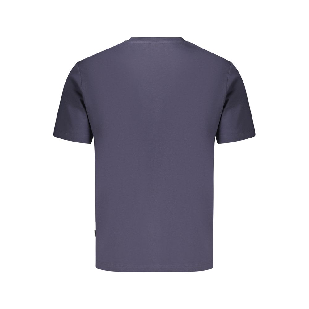 T-Shirt by Pepe Jeans for men in cotton blue & print showcases a unassuming silhouette, artfully detailed with a refined and unassuming for a sophisticated, contemporary look.