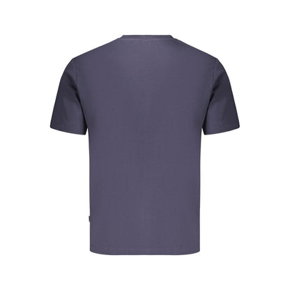 T-Shirt by Pepe Jeans for men in cotton blue & print showcases a unassuming silhouette, artfully detailed with a refined and unassuming for a sophisticated, contemporary look.