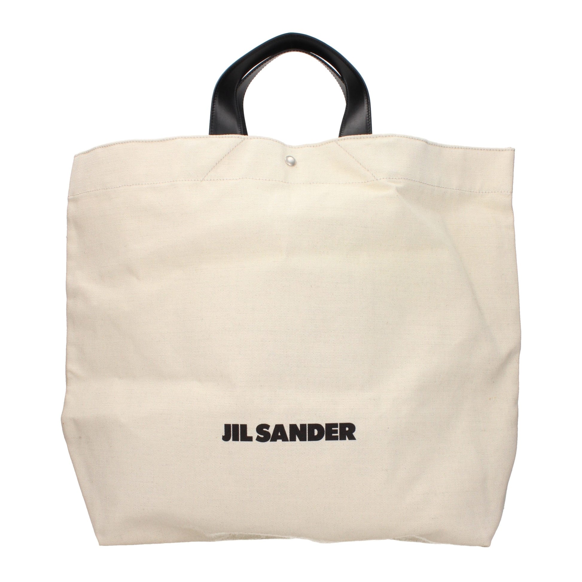 Handbag by Jil Sander for women in fabric beige presents a ornamental silhouette, showcasing a secure , ample , and versatile for a ornamental finish.