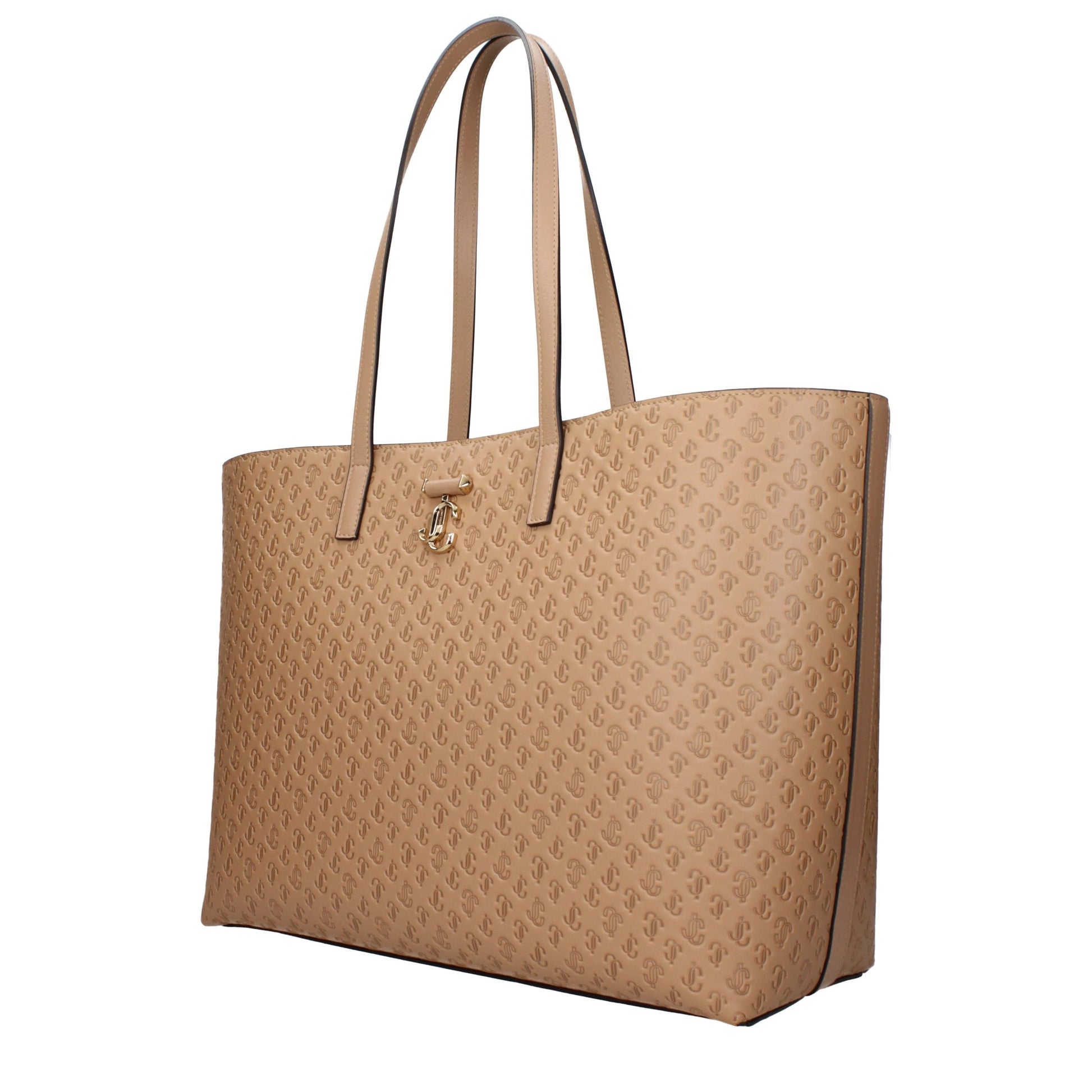 Shoulder Bag by Jimmy Choo for women in leather brown features a distinguished silhouette, showcasing a secure and distinguished with versatile shoulder-strap for a distinguished finish.