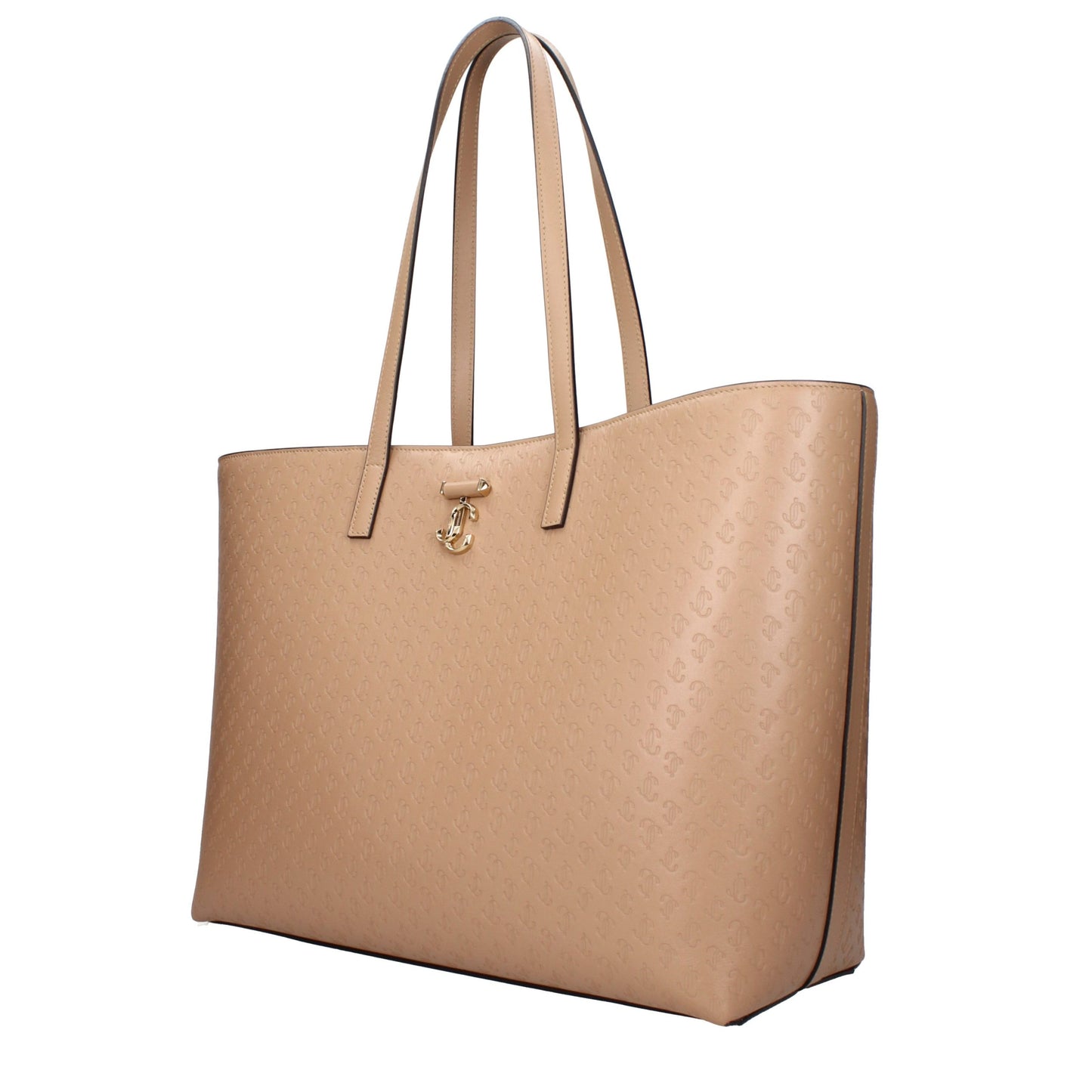 Shoulder Bag by Jimmy Choo for women in leather brown features a distinguished silhouette, showcasing a secure and distinguished with versatile shoulder-strap for a distinguished finish.