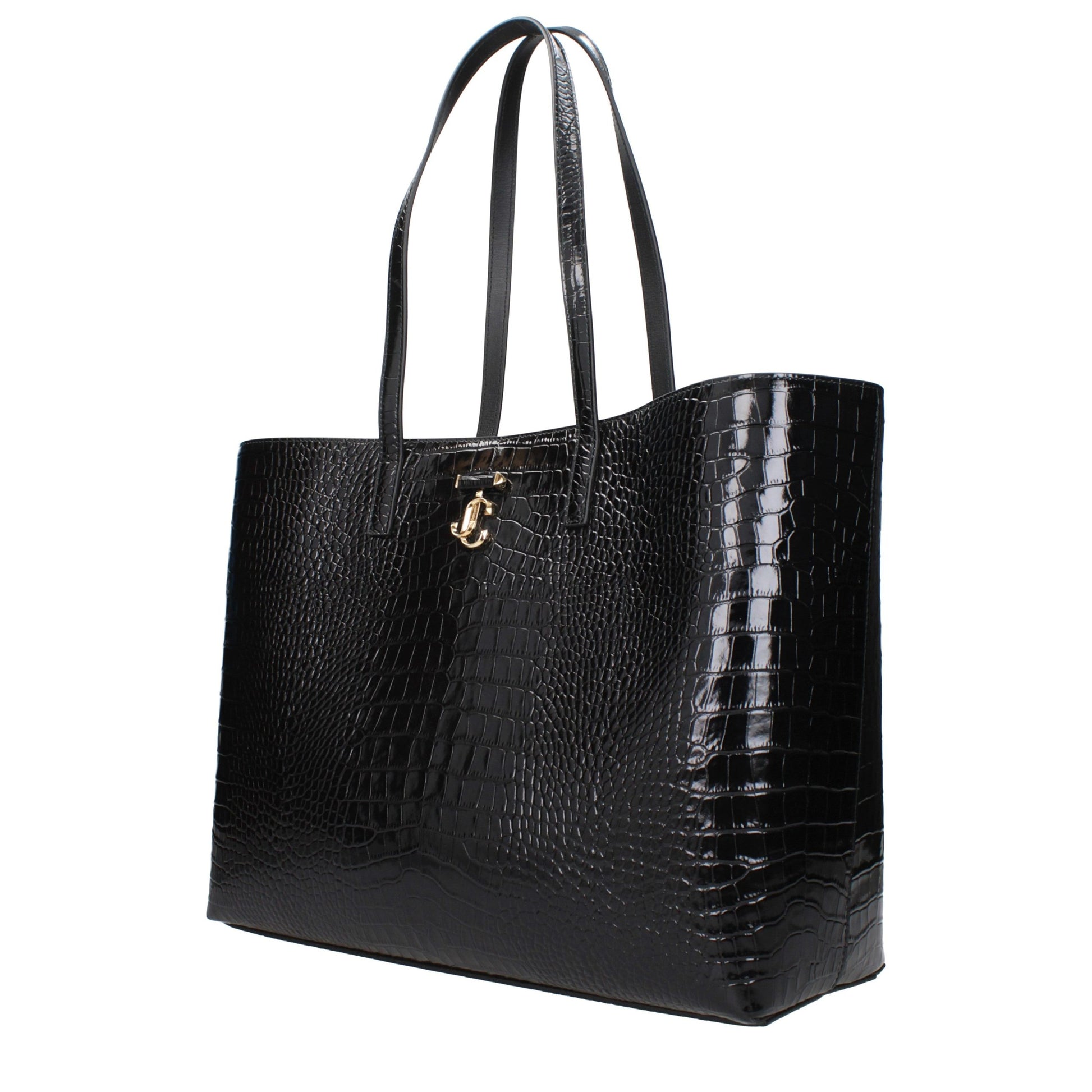 Shoulder Bag by Jimmy Choo for women in leather black features a effortless sophistication silhouette, secured by a with ample and versatile shoulder-strap for a effortless sophistication finish.