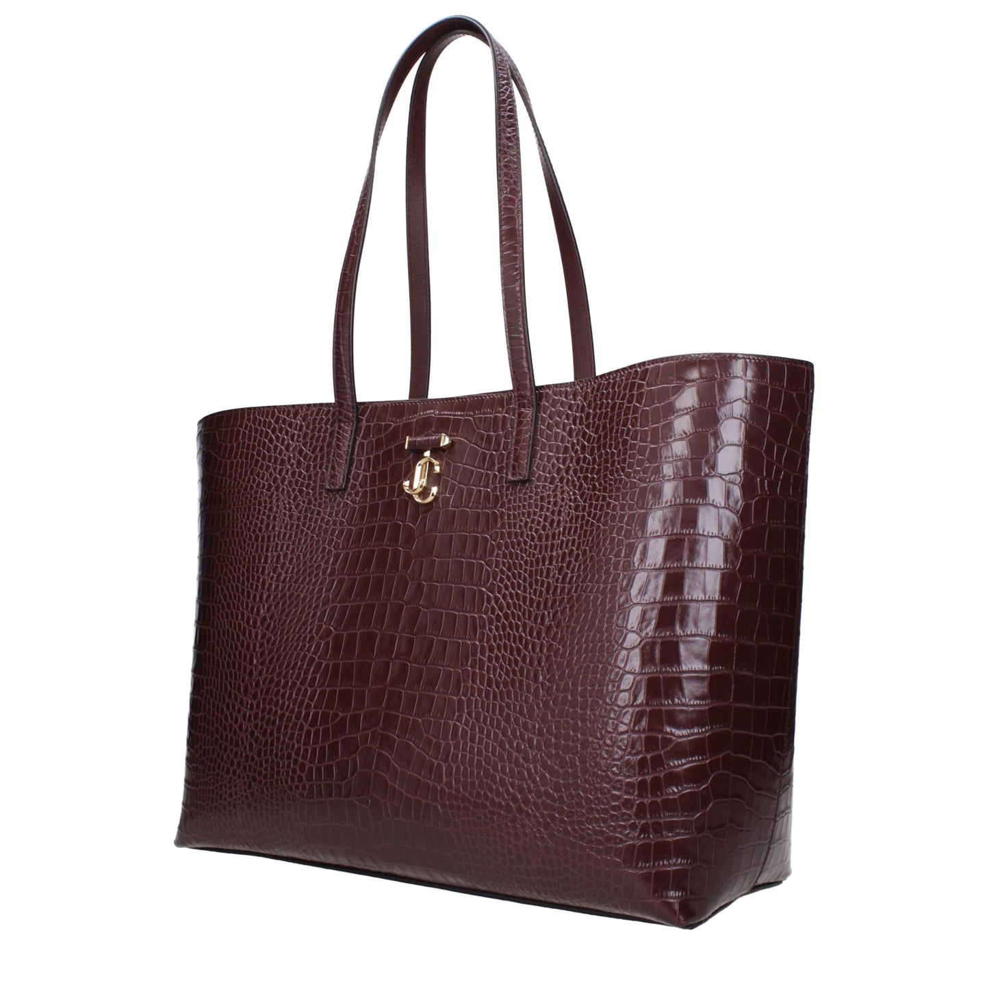 Shoulder Bag by Jimmy Choo for women in leather red features a distinguished silhouette, showcasing a secure and distinguished with versatile shoulder-strap for a distinguished finish.