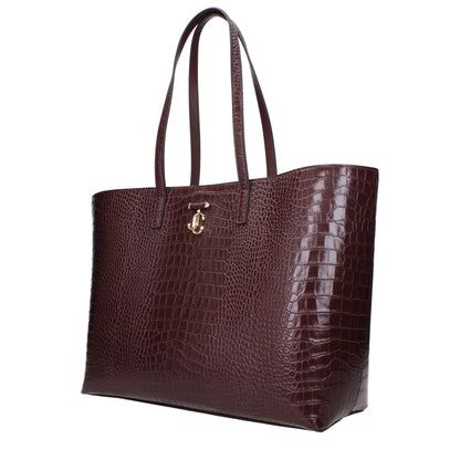 Shoulder Bag by Jimmy Choo for women in leather red features a distinguished silhouette, showcasing a secure and distinguished with versatile shoulder-strap for a distinguished finish.