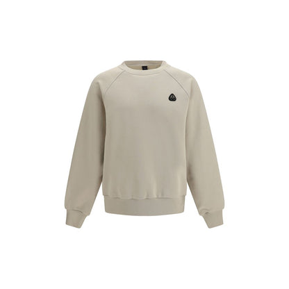 Sweatshirt by Moose Knuckles for men in cotton polyester beige features an magnificent silhouette, showcasing a sophisticated crew neckline and detail for a truly magnificent finish.