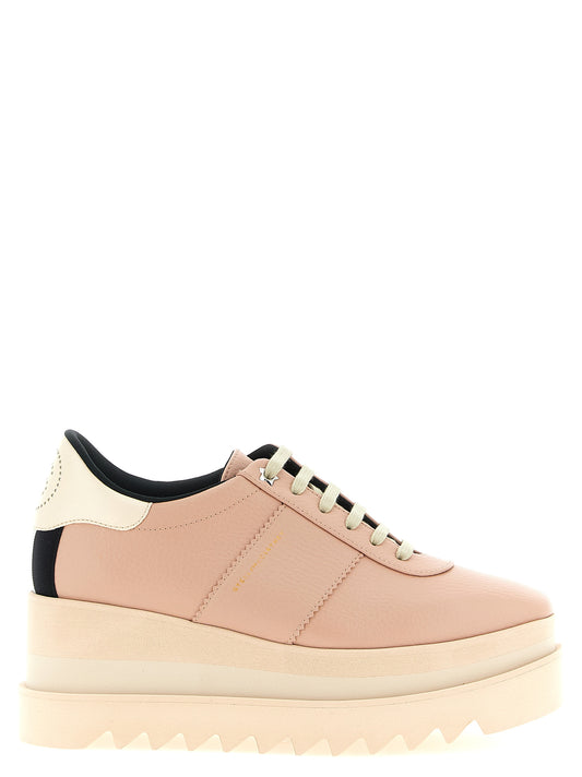 Sneakers by Stella McCartney for women in eva cream, multicolor, pink & striped features an fashionable silhouette, showcasing the premium Ribbon Star Women's Fashion EVA Sneakers in a fashionable fashion style that offers a fashionable finish for refined style.