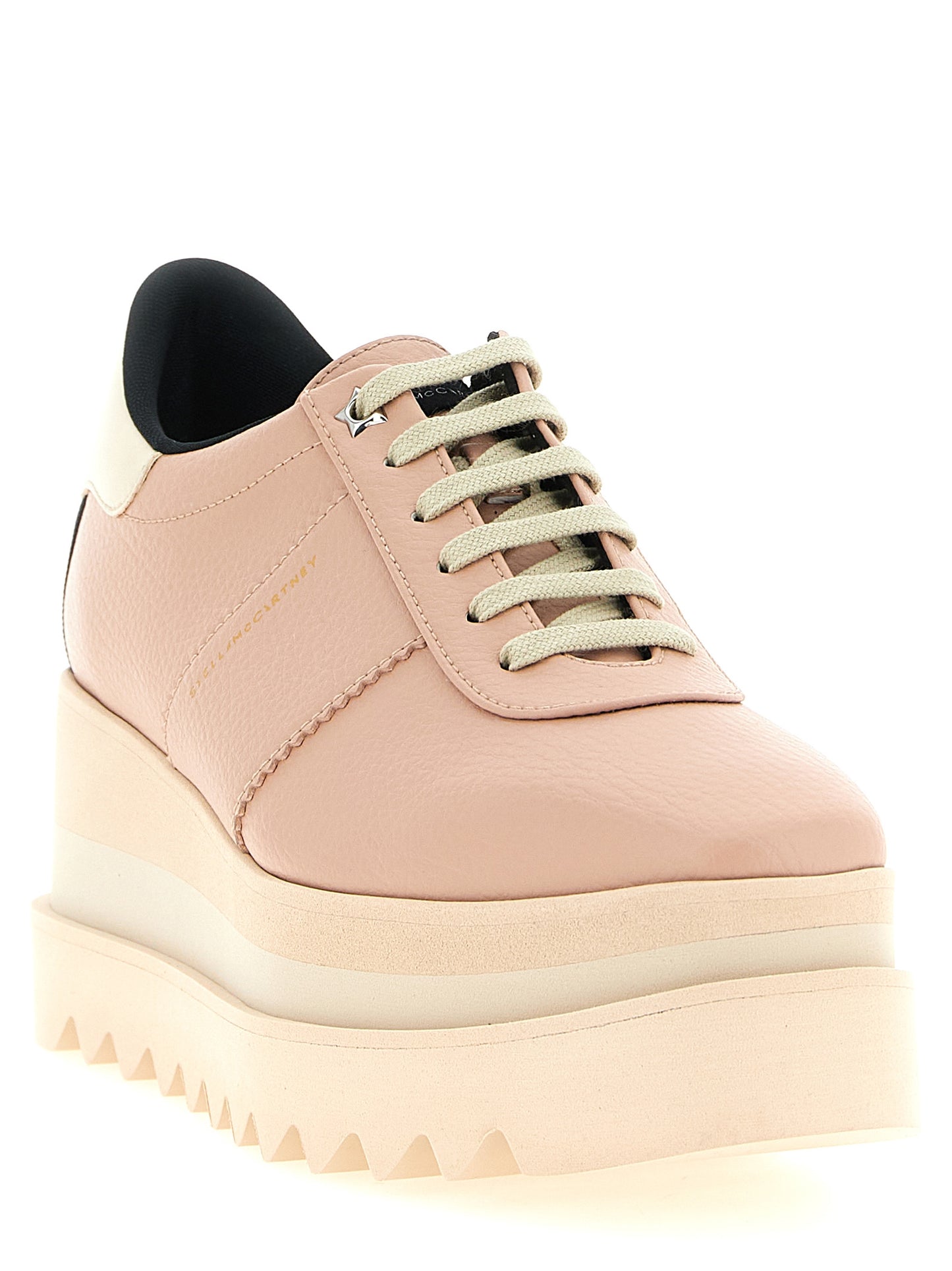Sneakers by Stella McCartney for women in eva cream, multicolor, pink & striped features a chic design, perfectly showcasing the chic fashion style of this Ribbon Star Women's Fashion EVA Sneakers.