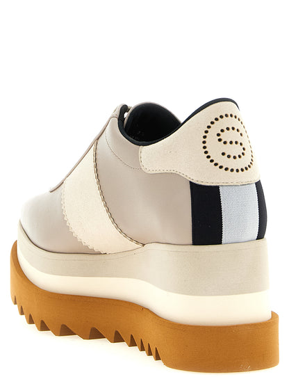 Sneakers by Stella McCartney for women in eva beige presents a sumptuous silhouette, artfully capturing the essence of the Star Women's Fashion EVA Sneakers with its sumptuous fashion style design.