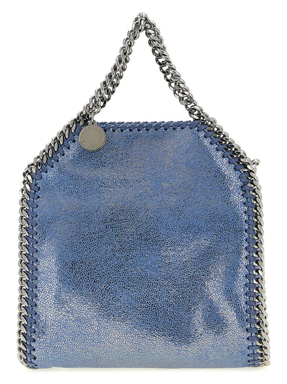 Compact Handbag by Stella McCartney for women in polyester light-blue & signature features a contemporary silhouette, showcasing a secure , ample , and contemporary for a sophisticated look.