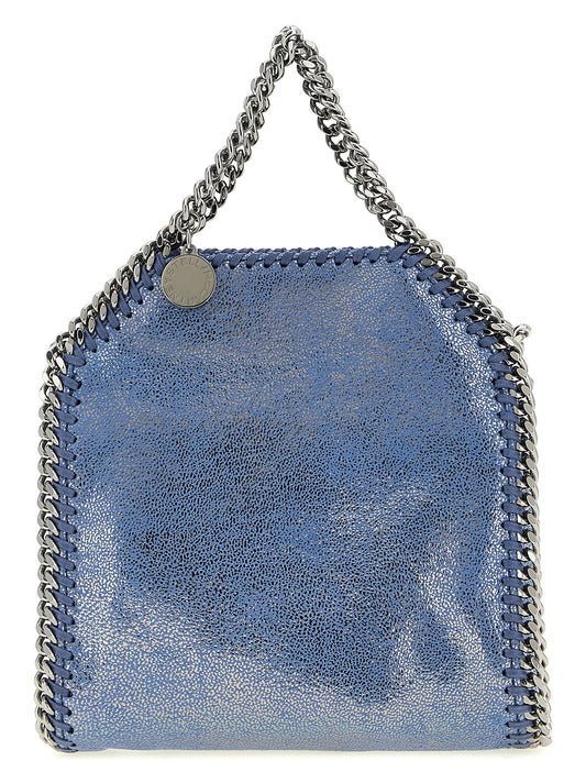 Compact Handbag by Stella McCartney for women in polyester light-blue & signature features a contemporary silhouette, showcasing a secure , ample , and contemporary for a sophisticated look.