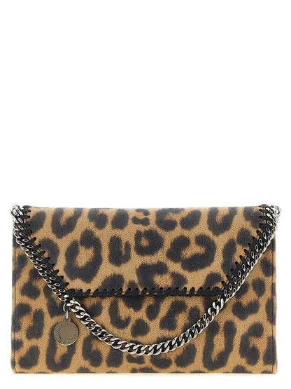 Clutch Handbag by Stella McCartney for women in polyester brown features a sculptural silhouette with a secure magnetic, ample , and versatile for a sculptural finish.