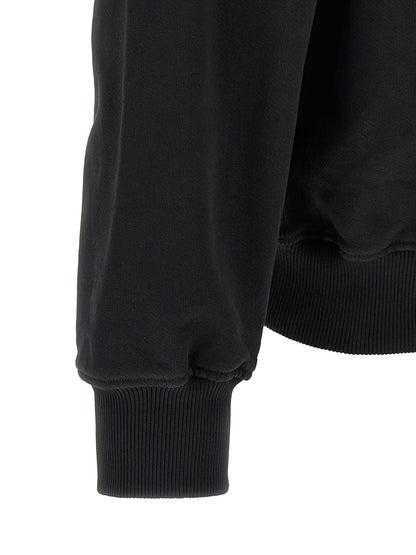 Sweatshirt by Casablanca for men in organic cotton black features an magnificent silhouette, showcasing a sophisticated and detail for a truly magnificent finish.