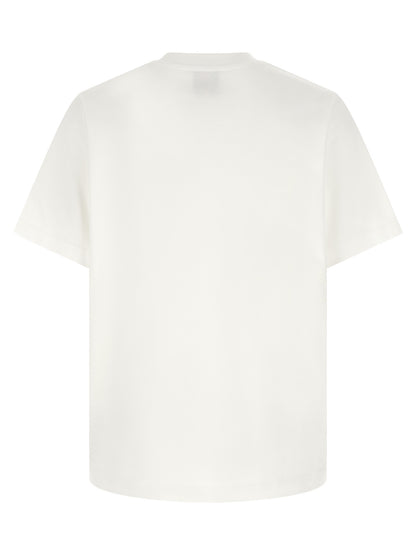 T-Shirt by Casablanca for men in organic cotton white & print features an on trend silhouette, perfectly showcasing a on trend and crew neckline for an elevated aesthetic.