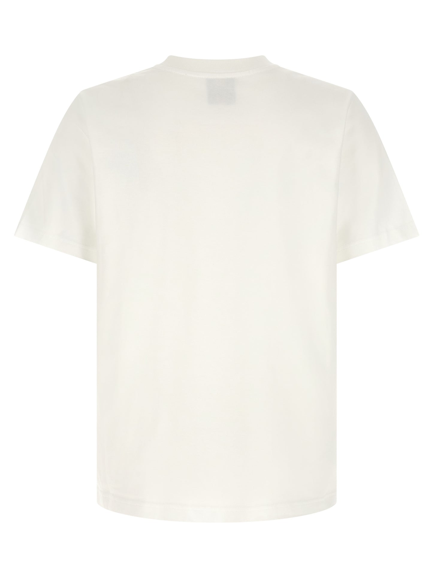 T-Shirt by Casablanca for men in organic cotton & canvas white & print showcases a fashionable silhouette, elegantly detailed with a fashionable and crew neckline for a sophisticated, high-fashion look.