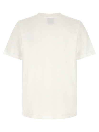 T-Shirt by Casablanca for men in organic cotton & canvas white & print showcases a fashionable silhouette, elegantly detailed with a fashionable and crew neckline for a sophisticated, high-fashion look.