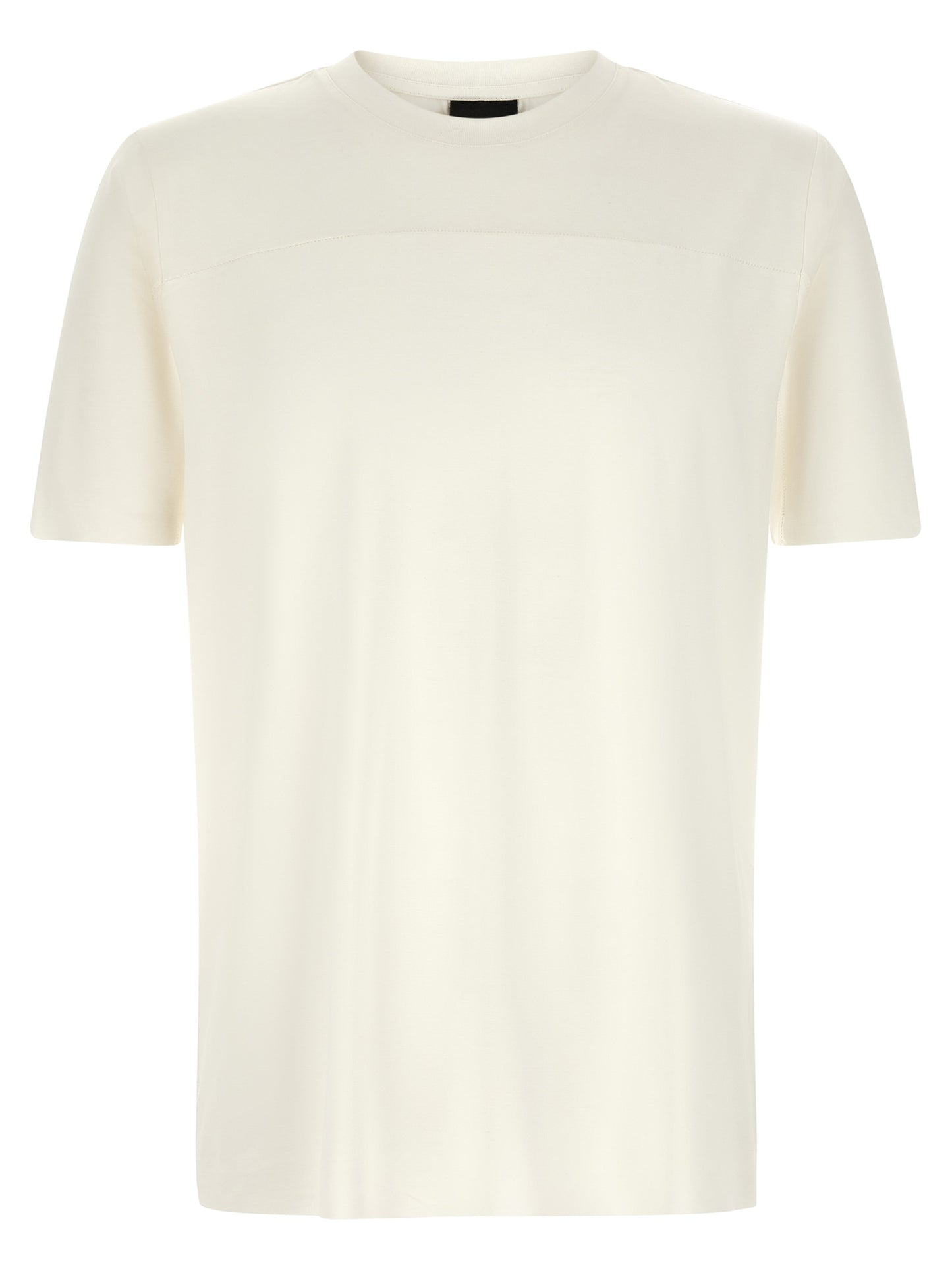 T-Shirt by Thom Krom for men in viscose white & signature features an on trend silhouette, perfectly showcasing a on trend short-sleeve and crew neckline for an elevated aesthetic.