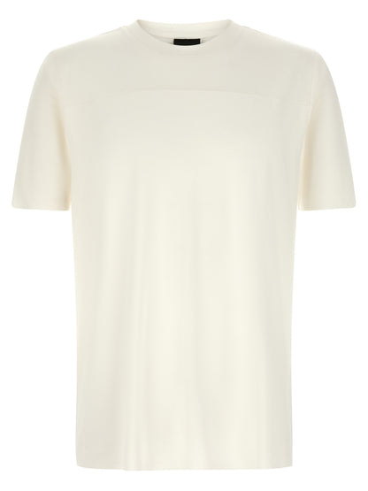 T-Shirt by Thom Krom for men in viscose white & signature features an on trend silhouette, perfectly showcasing a on trend short-sleeve and crew neckline for an elevated aesthetic.