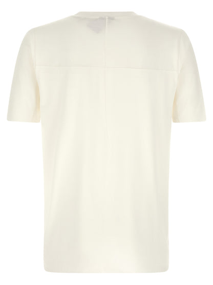 T-Shirt by Thom Krom for men in viscose white & signature features a plush silhouette, showcasing a sophisticated crew neckline and for a truly plush finish.