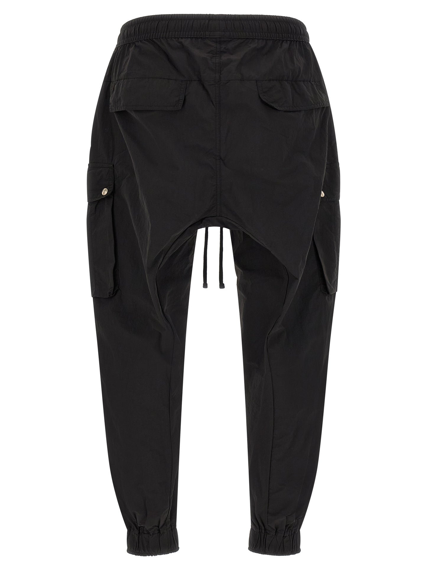 Cargo Pants by Thom Krom for men in polyamide black & silver features a architectural tapered-leg & relaxed-fit with a architectural long and architectural .