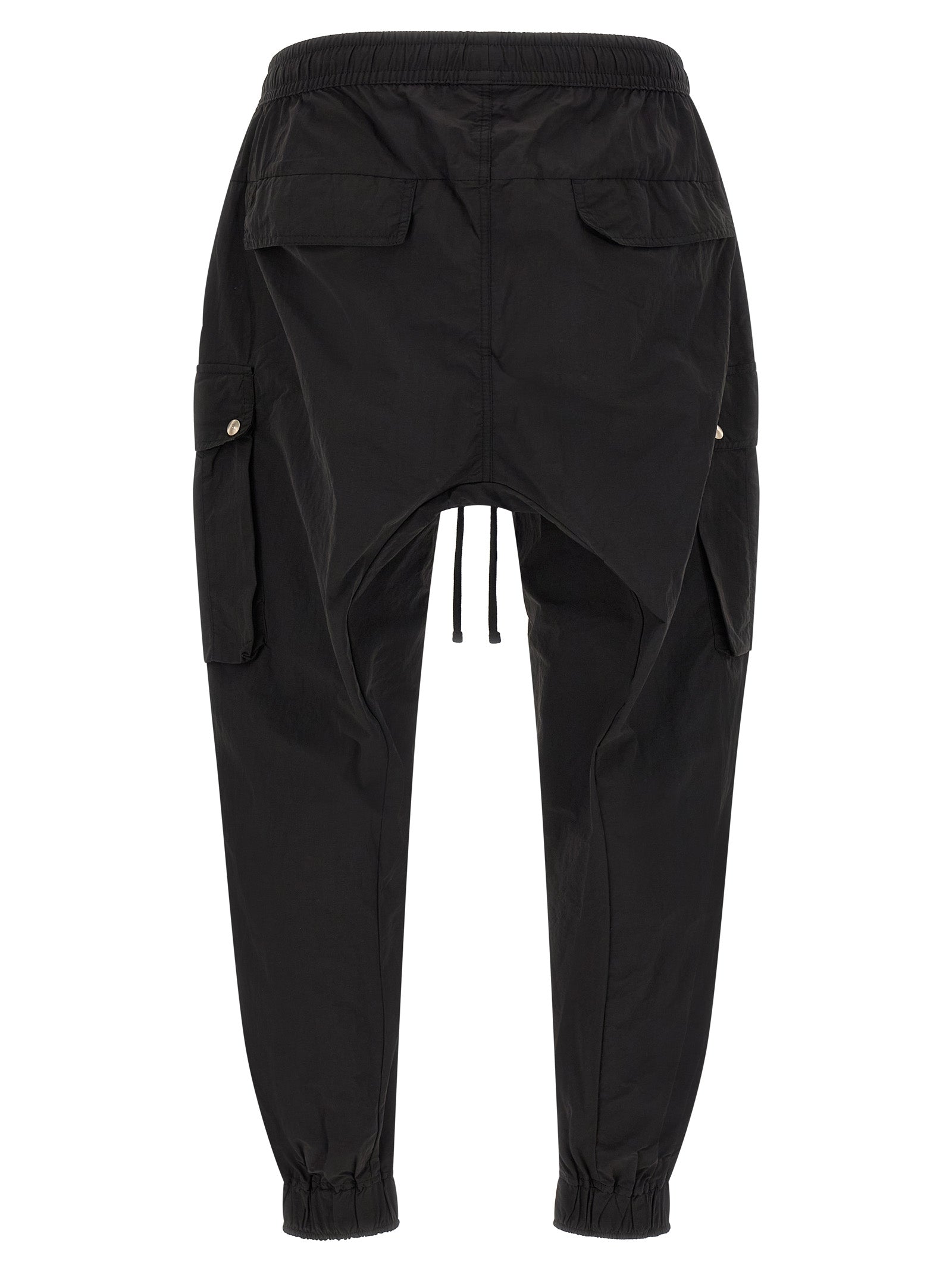 Cargo Pants by Thom Krom for men in polyamide black & silver features a architectural tapered-leg & relaxed-fit with a architectural long and architectural .
