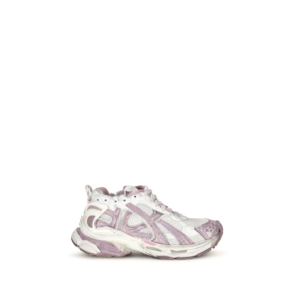 Athletic Sneakers by Balenciaga for women in polyester & polyurethane purple features an exquisite silhouette, showcasing the premium athletic style of the Women's Athletic Polyester & Polyurethane Sneakers with an exquisite finish.
