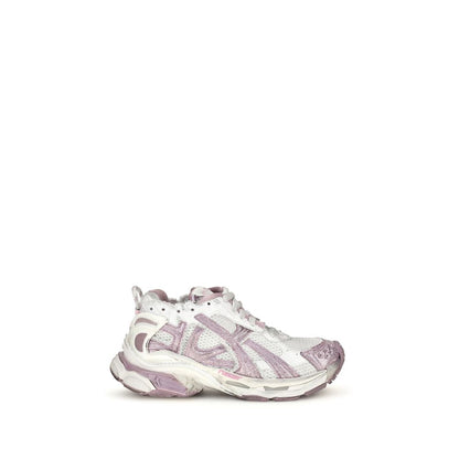 Athletic Sneakers by Balenciaga for women in polyester & polyurethane purple features an exquisite silhouette, showcasing the premium athletic style of the Women's Athletic Polyester & Polyurethane Sneakers with an exquisite finish.