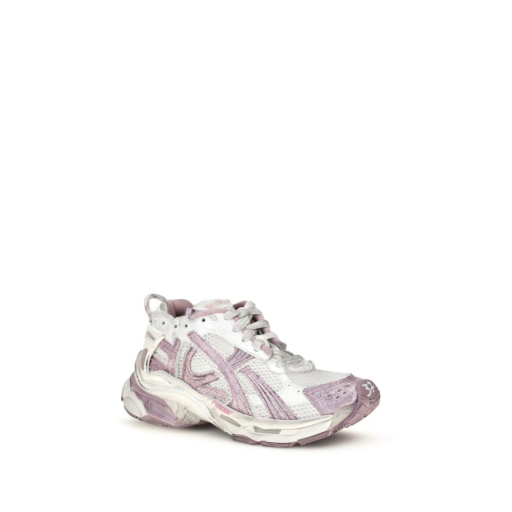 Athletic Sneakers by Balenciaga for women in polyester & polyurethane purple features an effortless chic silhouette, showcasing the signature athletic style of the Women's Athletic Polyester & Polyurethane Sneakers collection with a truly effortless chic finish.