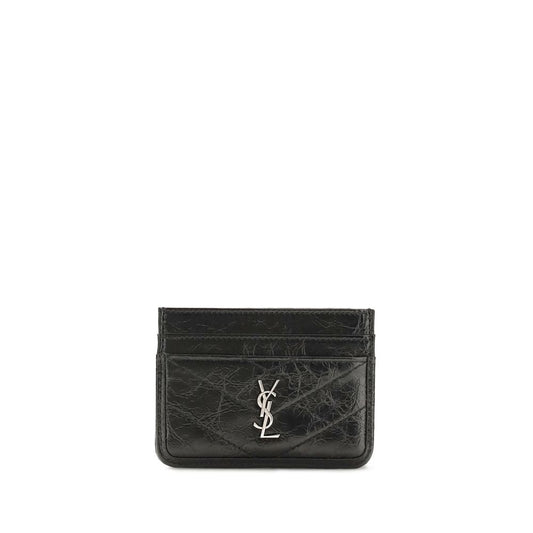 Quilted Shoulder Bag by Saint Laurent for women in bos taurus calfskin leather black, bronze & signature presents a versatile silhouette, showcasing a secure and versatile cardholder with versatile shoulder-strap for a sophisticated look.