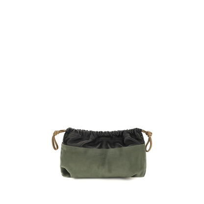 Shoulder Drawstring Clutch Bag by Pierre Hardy for women in bos taurus calf leather bicolour features a effortless sophistication silhouette, secured by a drawstring with ample and versatile shoulder-strap for a effortless sophistication finish.