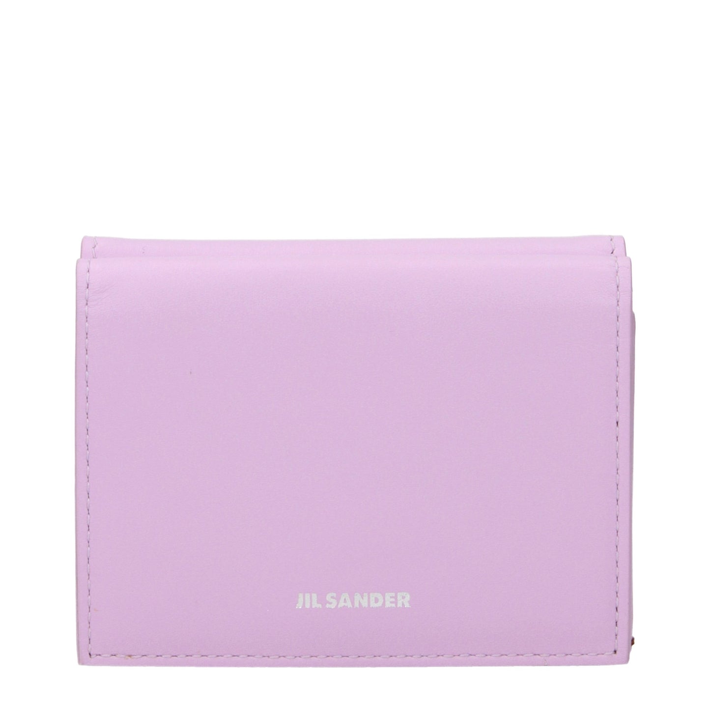 Wallet by Jil Sander for women in leather pink presents a refined silhouette, artfully capturing the essence of the Leather Wallet design with sophisticated for a refined look.