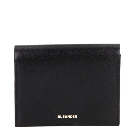Jil Sander Leather Cardholder Card Case - Black
