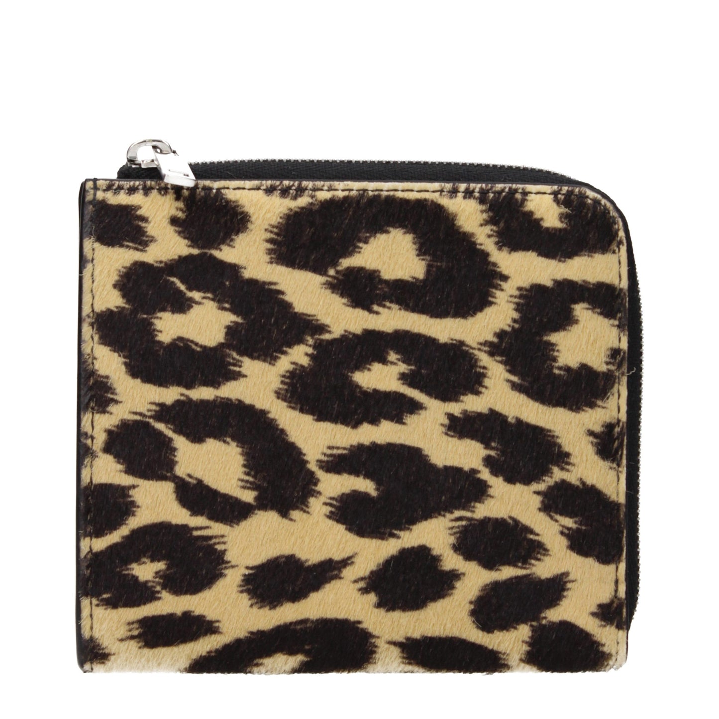 Wallet by Jil Sander for women in pony skin beige features a sleek silhouette, showcasing the sleek Pony Skin Wallet design with sophisticated coin-purse for a premium look.