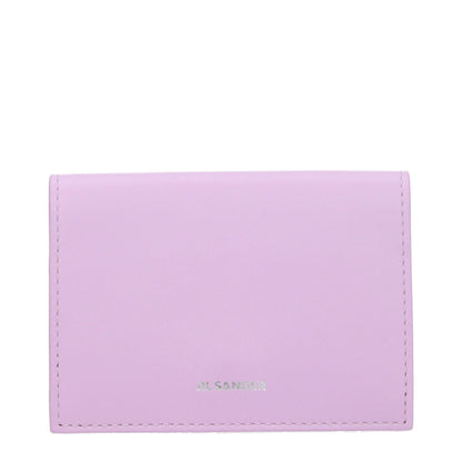 Jil Sander Leather Cardholder Card Case - Pink