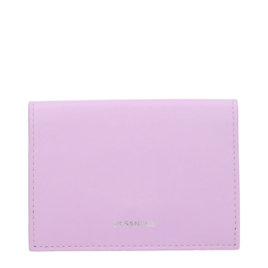 Jil Sander Leather Cardholder Card Case - Pink