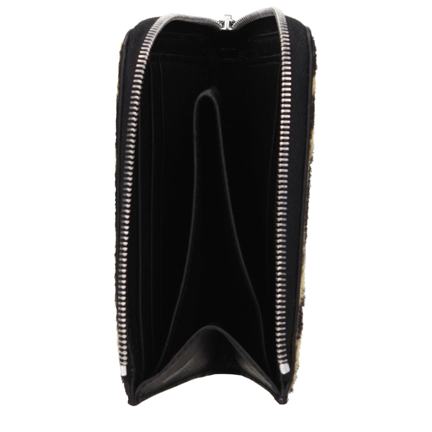 Wallet by Jil Sander for women in pony skin beige presents a refined silhouette, artfully capturing the essence of the Pony Skin Wallet design with sophisticated coin-purse for a refined look.