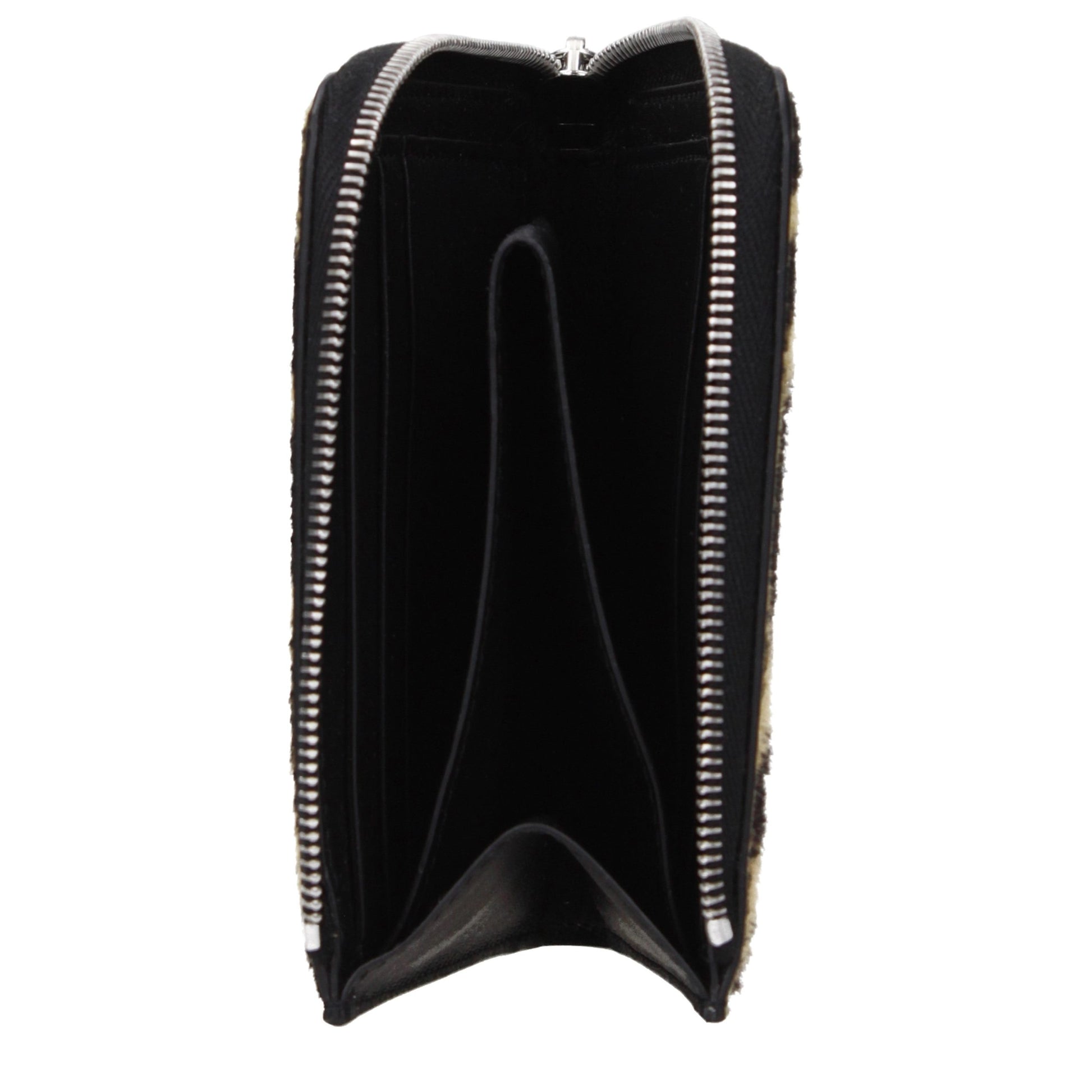 Wallet by Jil Sander for women in pony skin beige presents a refined silhouette, artfully capturing the essence of the Pony Skin Wallet design with sophisticated coin-purse for a refined look.