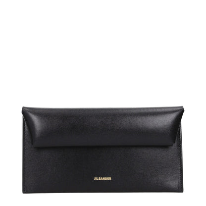 Jil Sander Leather Wallet - Black