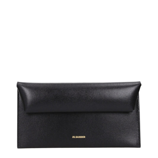Jil Sander Leather Wallet - Black