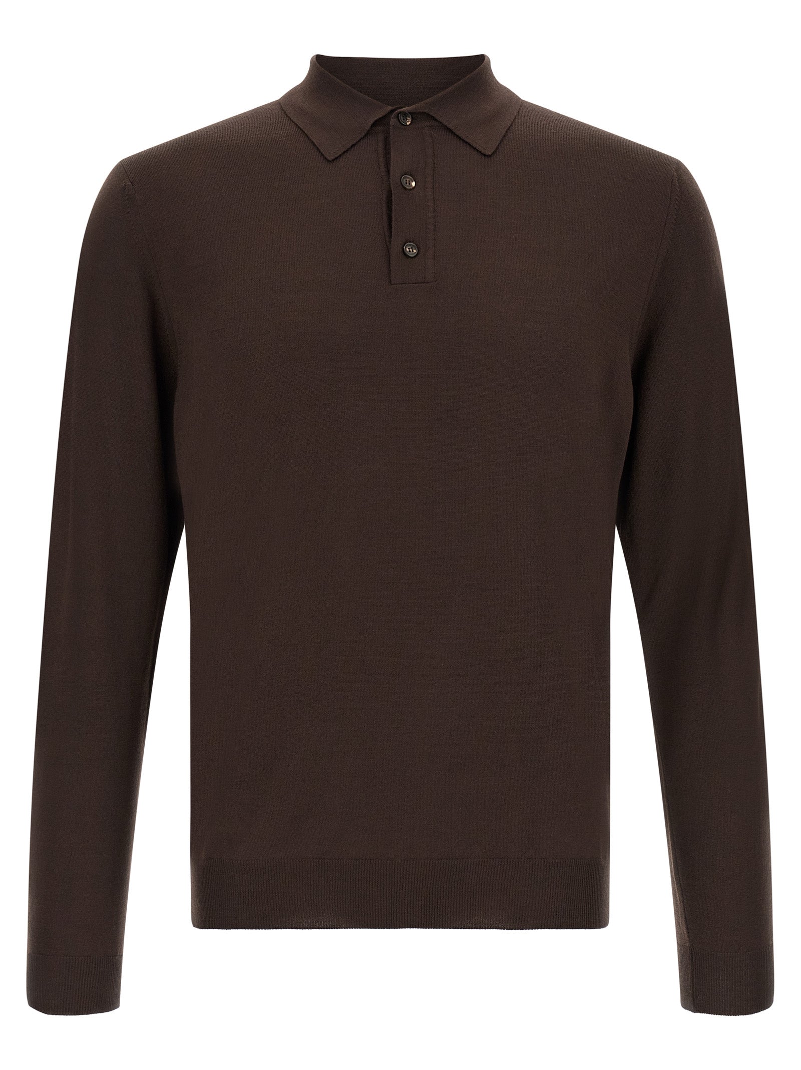 Cardigan by ZANONE for men in polyamide & virgin wool brown features a nuanced silhouette with a refined and nuanced detailing for a sophisticated look.