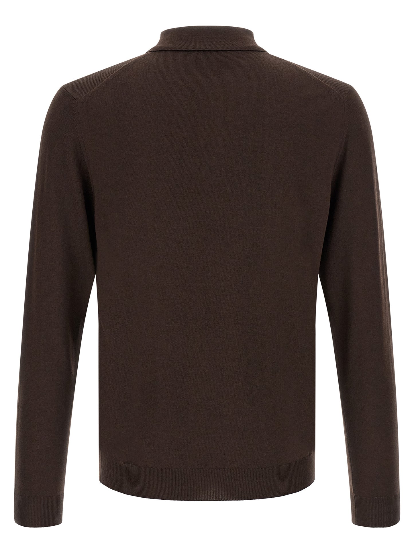 Cardigan by ZANONE for men in polyamide & virgin wool brown presents a textural silhouette, artfully finished with a textural and for a sophisticated, textural look.