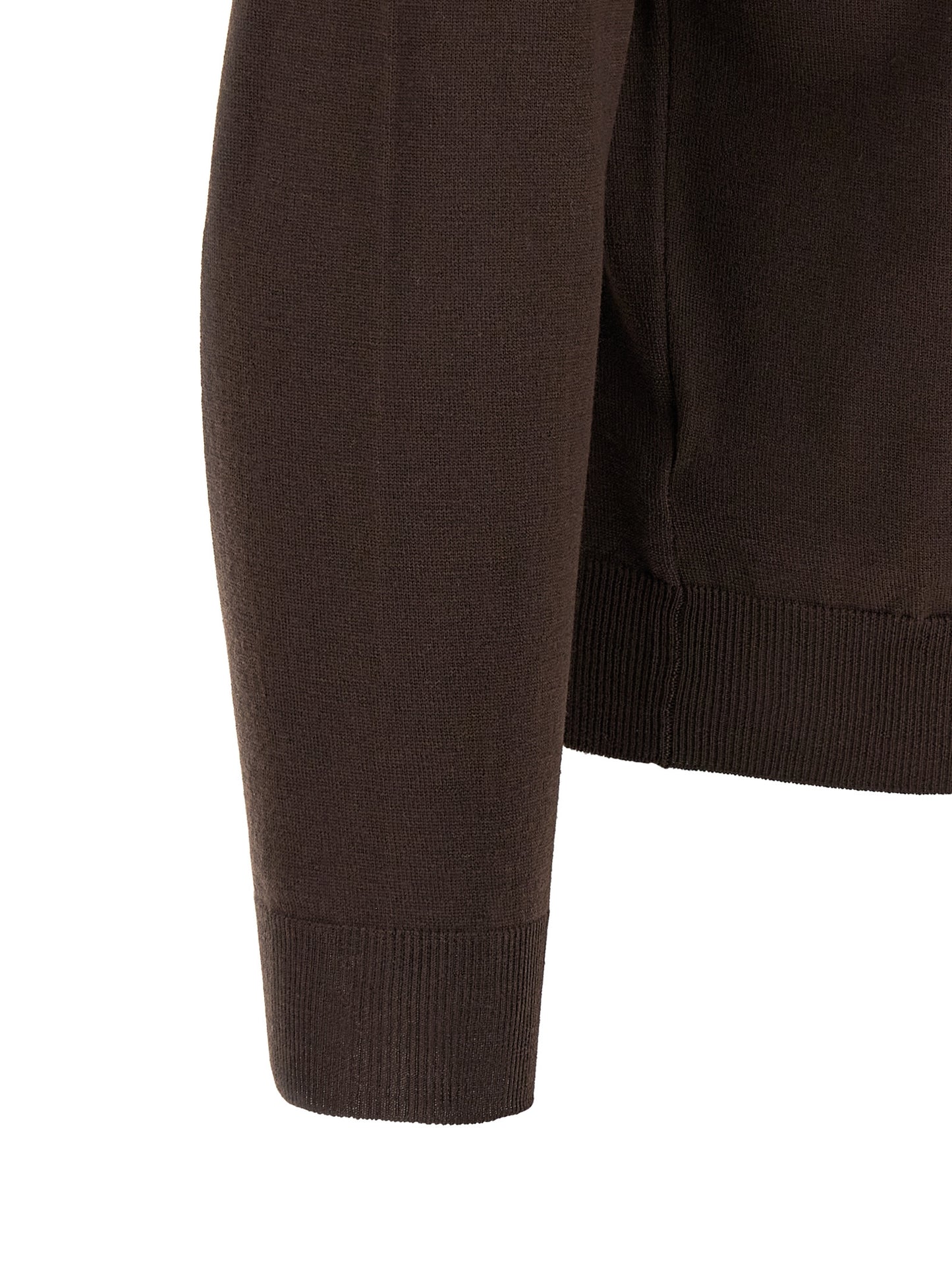 Cardigan by ZANONE for men in polyamide & virgin wool brown features an crisp silhouette, showcasing a sophisticated and detail for a truly crisp finish.